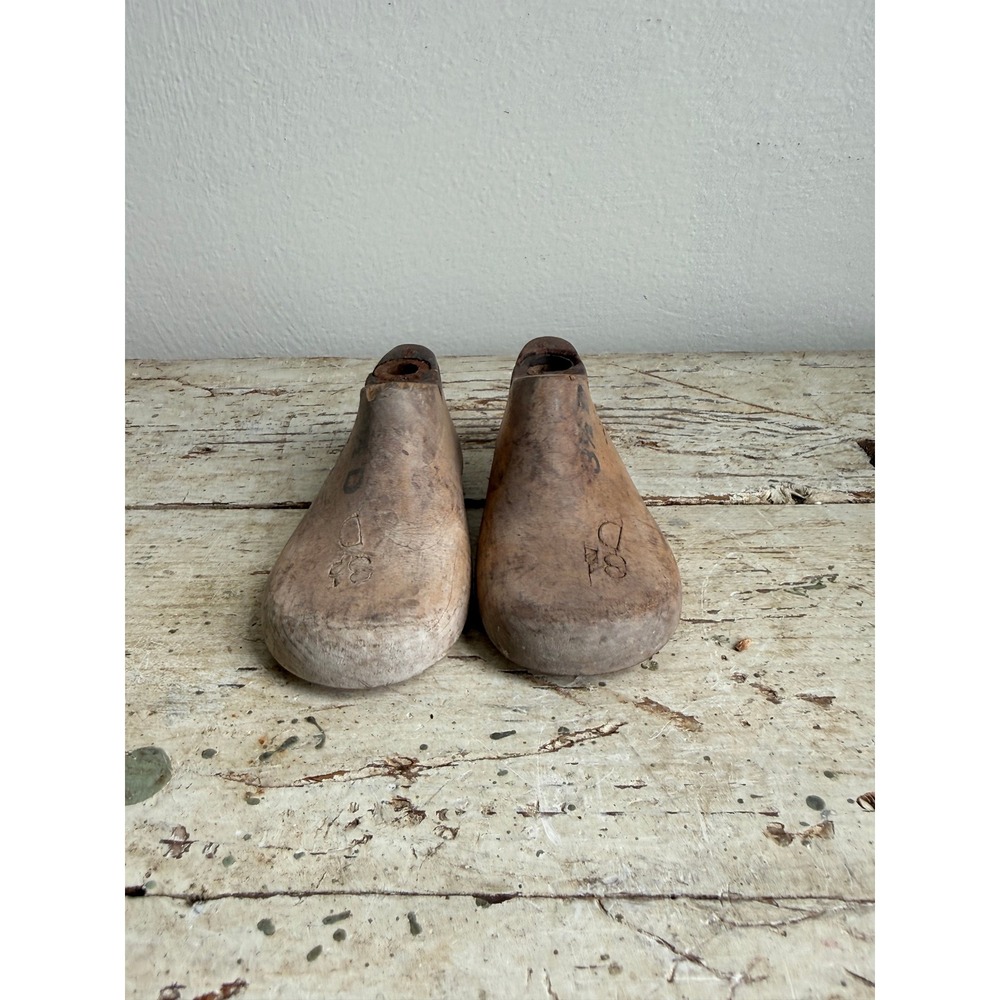 Vintage Morton Last Co Wooden Child Shoe Forms Size 3.5D Model 150 Cobbler Pair - Picture 2 of 7